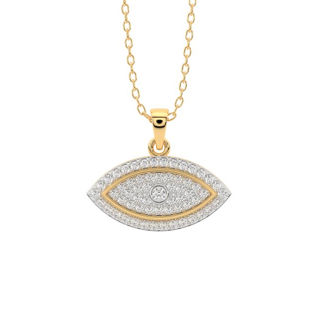 Goddess Eye Diamond Pendant
